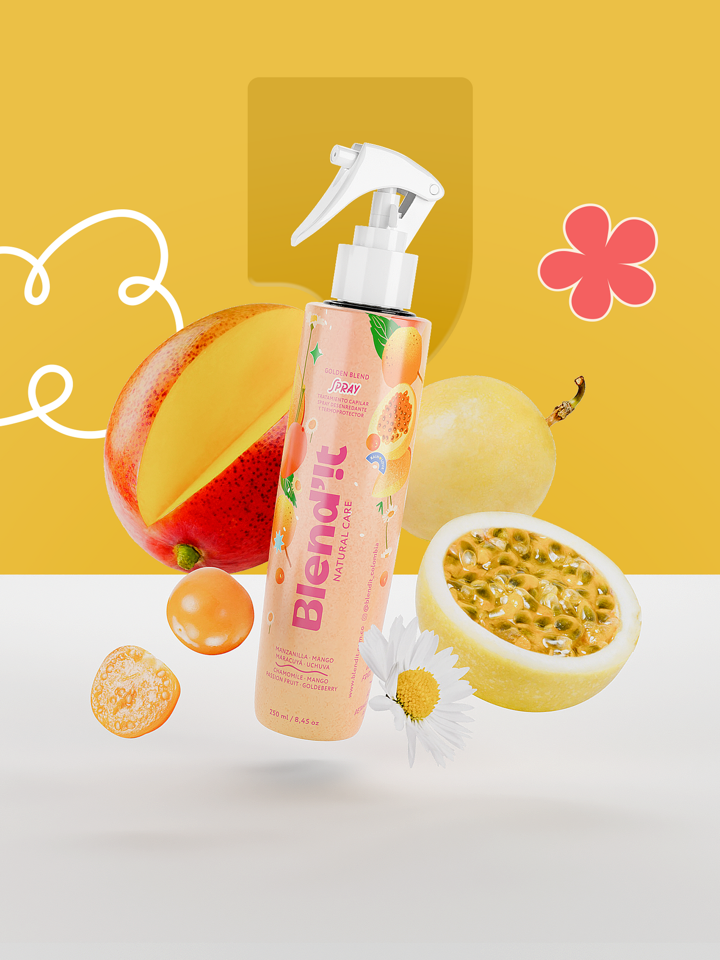 Golden Blend Spray- Desenredante y Termoprotector