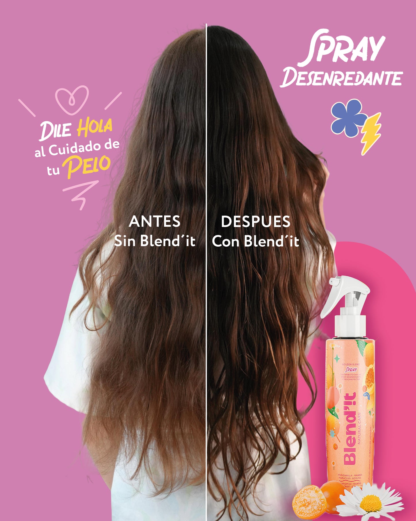 Golden Blend Spray- Desenredante y Termoprotector