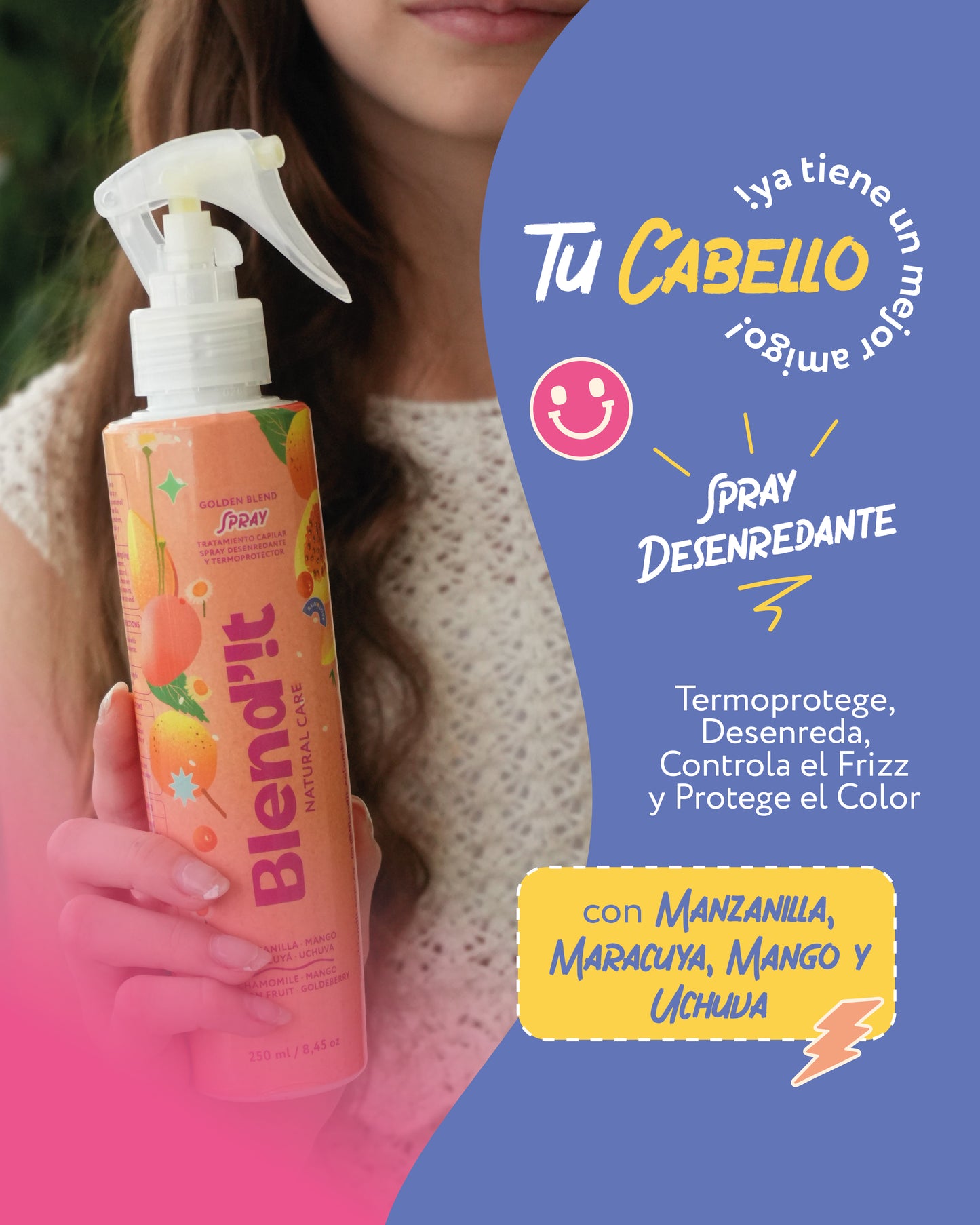 Golden Blend Spray- Desenredante y Termoprotector