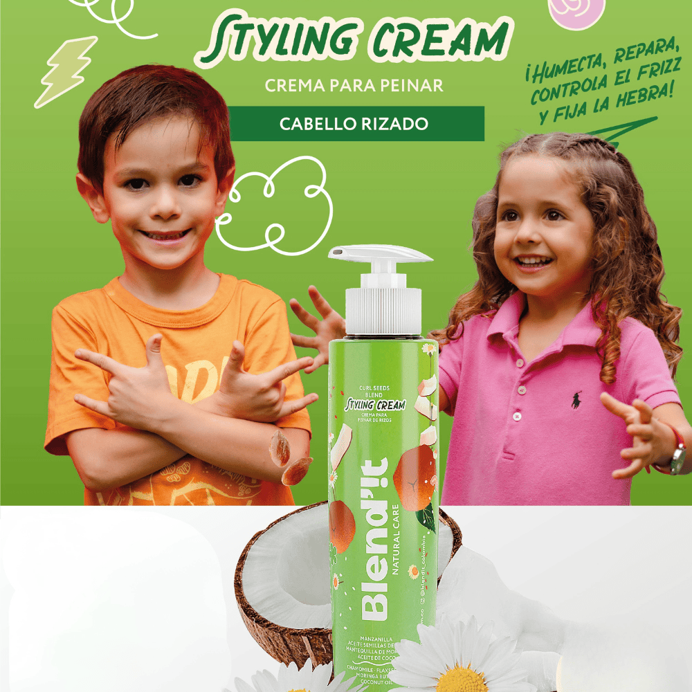 Curl Seeds Blend Crema para Peinar Rizos