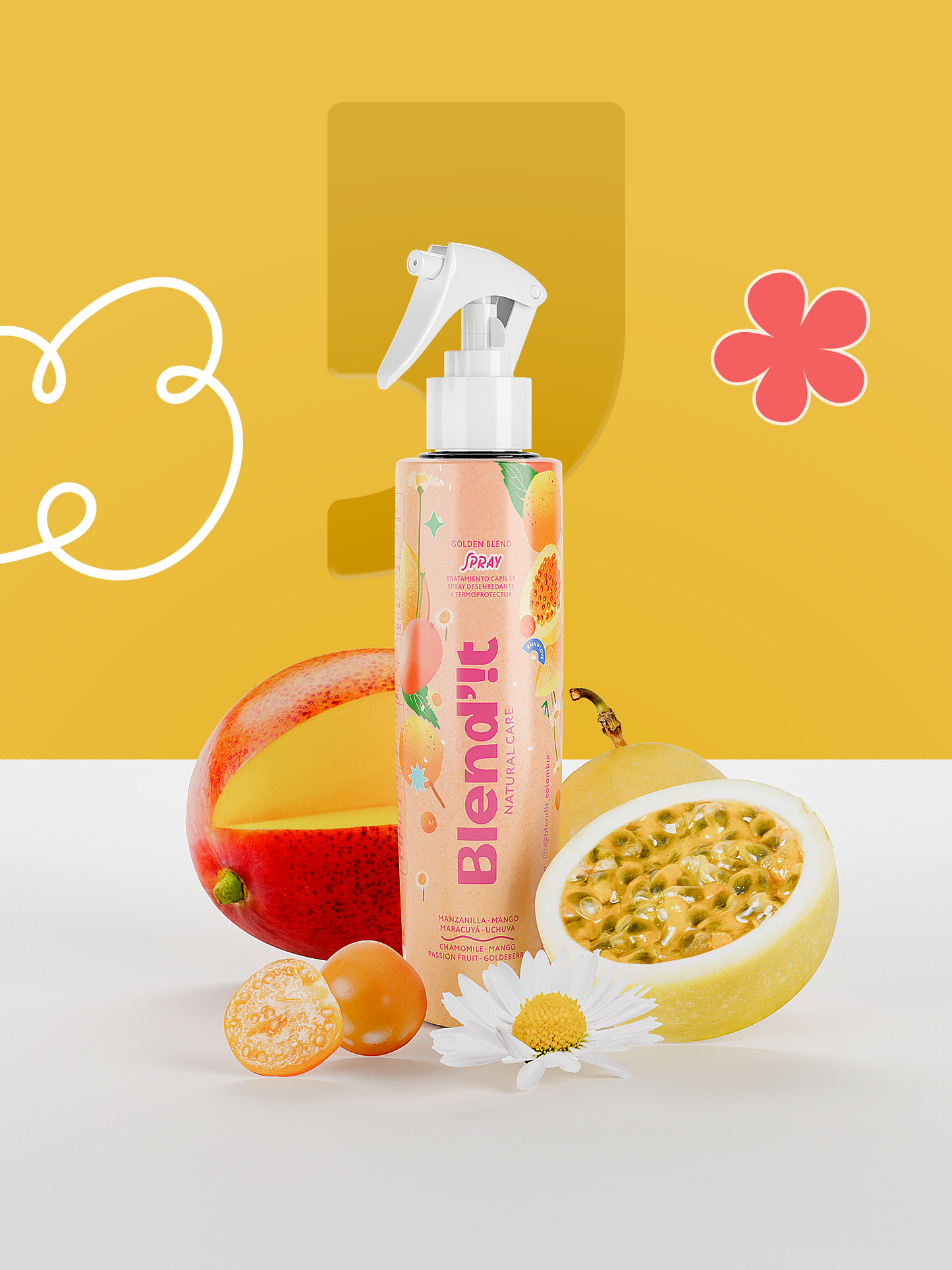 Golden Blend Spray- Desenredante y Termoprotector