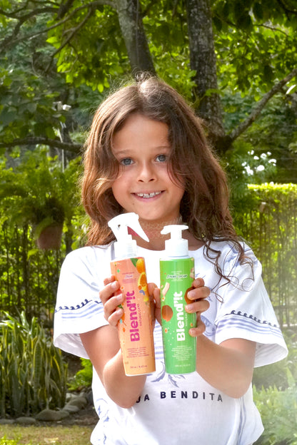 Dúo Rizos Definidos – Spray Desenredante y Crema para Peinar de Rizos