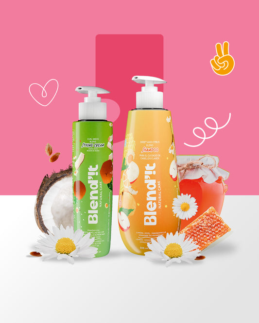 Dúo Limpieza y Definición Manzanilla - Shampoo Manzanilla y Crema para Peinar