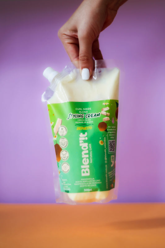 Repuesto Crema para Peinar Rizos Curl Seeds Blend – 500 ml