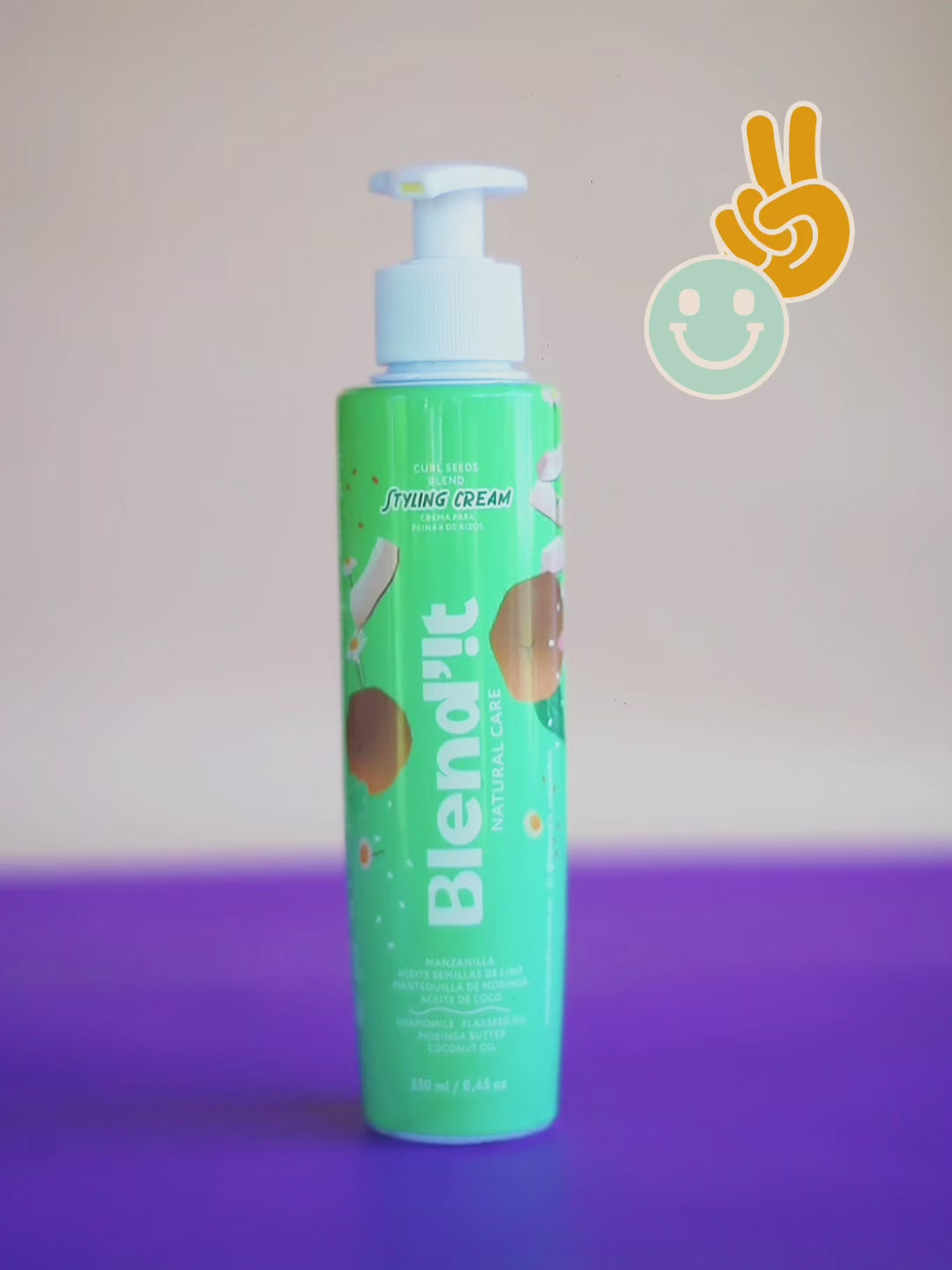 Curl Seeds Blend Crema para Peinar Rizos